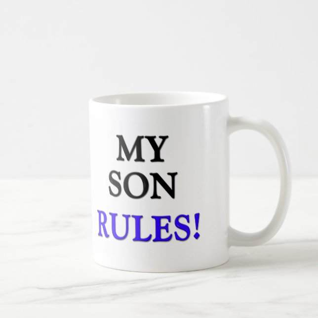 My Son Rules Coffee Mug (Right)