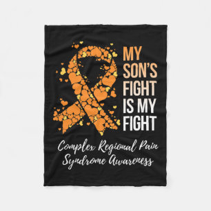 My Son’s Fight Complex Regional Pain Syndrome Awar Fleece Blanket