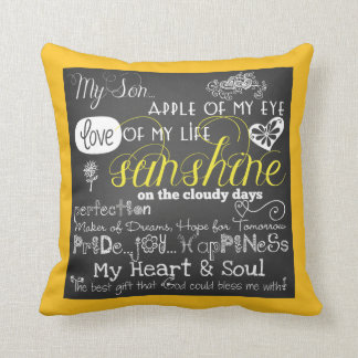 My Son Sunshine of My Life Throw Pillow
