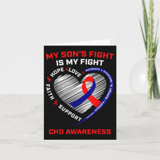 My Sons Fight Is My Fight Chd Heart Disease Awaren Card