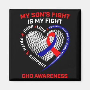 My Sons Fight Is My Fight Chd Heart Disease Awaren Magnet