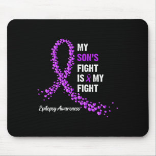 My son's fight is my fight epilepsy awareness  mouse mat