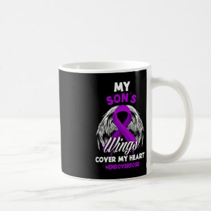 My Son's Wings Cover My Heart End Overdose Coffee Mug