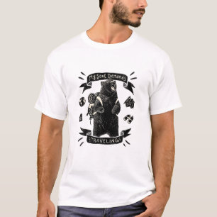 My Soul Demands Travelling Bear T-Shirt