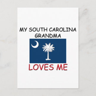 My South Carolina Grandma Loves Me Postcard
