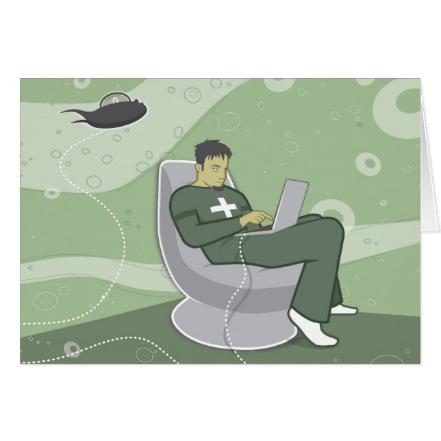 My Space Card :: Science-Fiction (Front Horizontal)