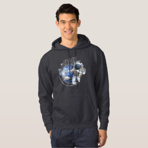 My spacewalk Journey (Dark mode) Men Hoodie