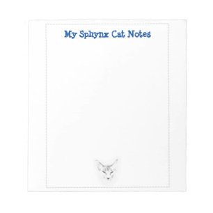 My Sphynx Cat Notes Cute Sketch