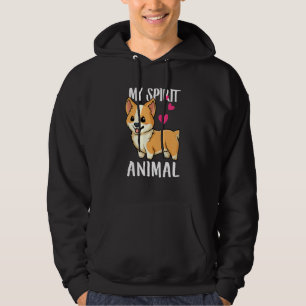My Spirit Animal, Corgi Dog Love R Dad Mum, Boy Gi Hoodie