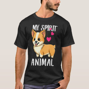 My Spirit Animal, Corgi Dog Love R Dad Mum, Boy Gi T-Shirt
