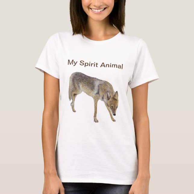 My Spirit Animal Coyote T-Shirt (Front)