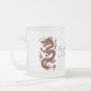 “My Spirit Animal Is a Crak Dragon” Mahjong Mug