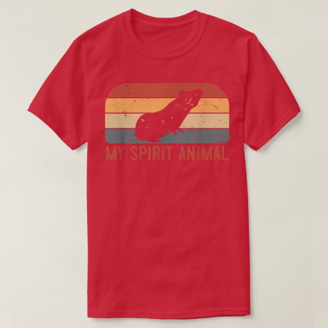 My Spirit Animal Is A Guinea Pig4213  T-Shirt (Design Front)