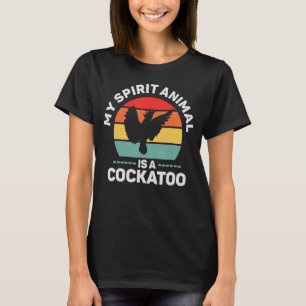 My Spirit Animal Is A Parrot Cockatoo Vintage 1 T-Shirt