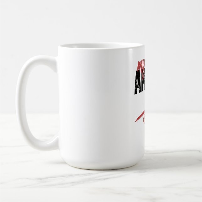 My spirit animal is a sloth _ funny sayins coffee mug (Left)