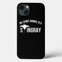 My Spirit Animal Is A Stingray Funny Stingray Prin