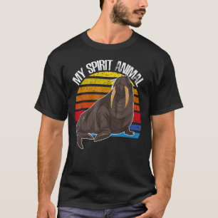 My Spirit Animal Is A Walrus Ocean Sea Walrus T-Shirt