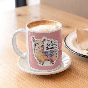 My Spirit Animal Llama Mug