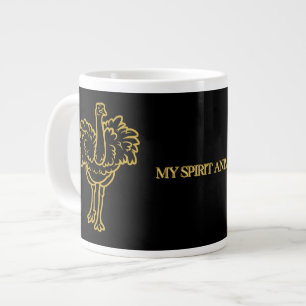 My Spirit Animal - Ostrich Large Coffee Mug
