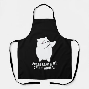 My Spirit Animal Polar Bear Cute Polar Bear Lover Apron