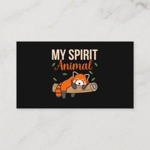 My Spirit Animal Red Pandas Cute Pet Panda Lover G Enclosure Card