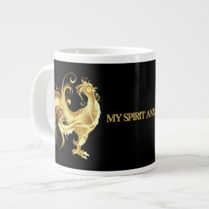 My Spirit Animal - Rooster Large Coffee Mug
