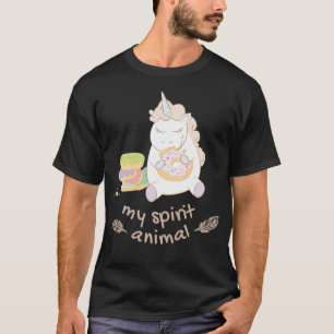 My Spirit Unicorn likes Donuts and sweets bake T-Shirt