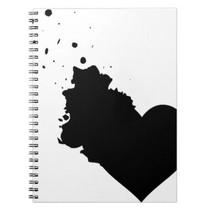 My Splattered Heart notebook