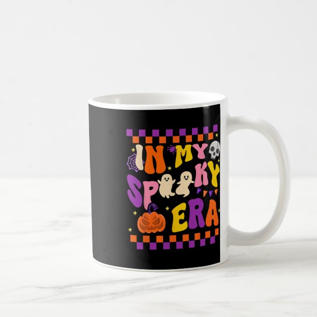 My Spooky Era Cute Ghost Funny Halloween  Coffee Mug (Right)