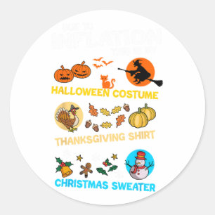 my spooky halloween classic round sticker