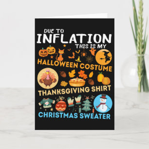 My Spooky Halloween Thanksgiving Christmas Card