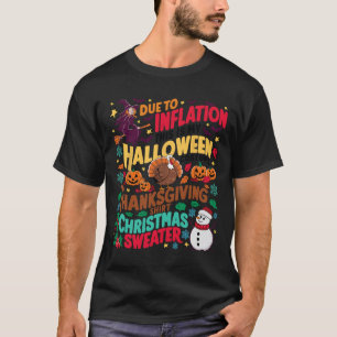 My Spooky Halloween Thanksgiving Ugly Costume Cute T-Shirt