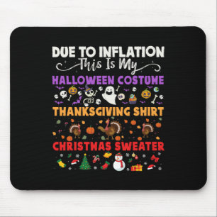 My Spooky Halloween Thanksgiving Ugly Costume Mouse Mat