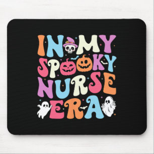 My Spooky Nurse Era Halloween Groovy Nursing Hallo Mouse Mat