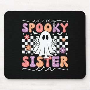 My Spooky Sister Era Retro Ghost Halloween Spooky Mouse Mat