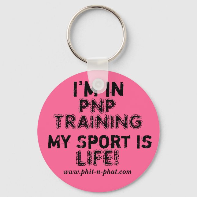 My Sport Is LIFE! Key Ring (Front)