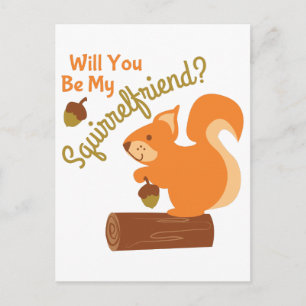 My Squirrel Friend Postcard