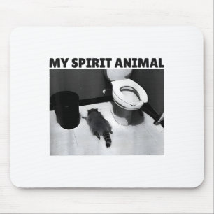 My Srit Animal Funny Drunk Raccoon Meme  Mouse Mat