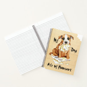 My Stafford Ate My Homework Notebook