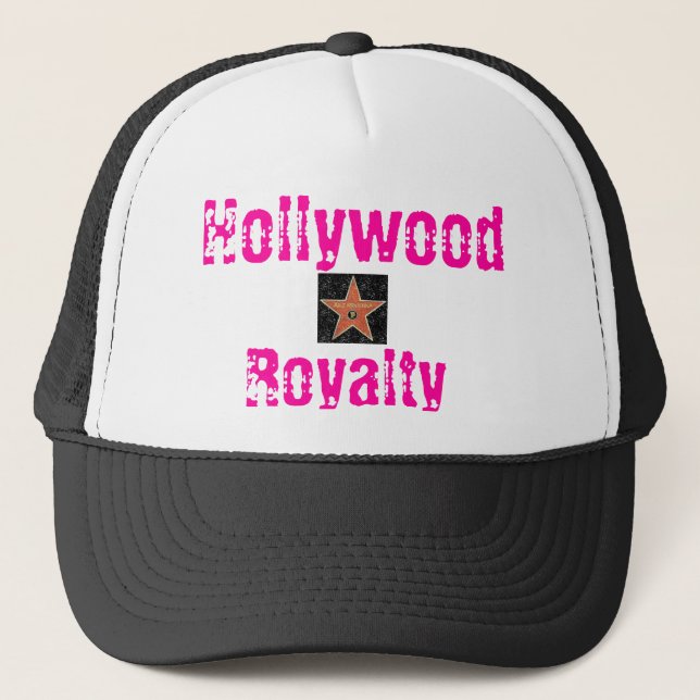 my star, Hollywood, Royalty trucker hat (Front)