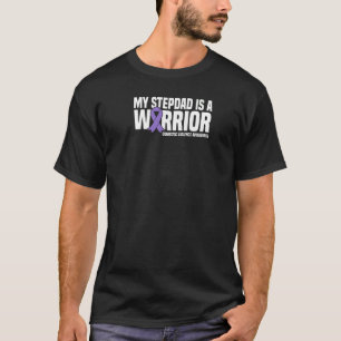 My Stepdad Is A Warrior Domestic Violence Awarenes T-Shirt