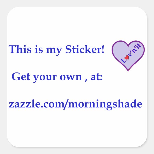 my sticker (Front)