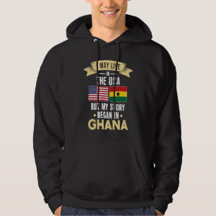 My story began in ghana hoodie