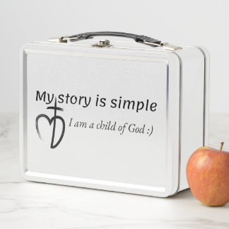 My story is simple metal lunch box
