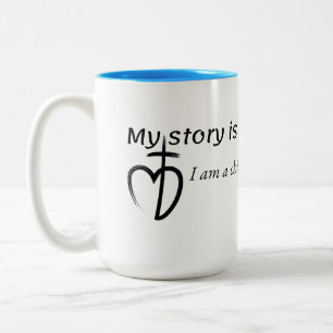 My story is simple Two-Tone coffee mug