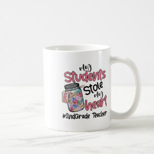 My Student Stole My Heart 2nd Grade Teacher Valent Coffee Mug