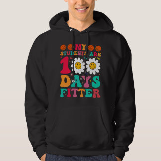 my students 100 days smarter (2) hoodie