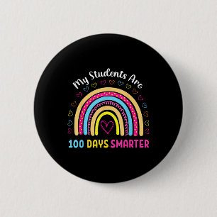My Students Are 100 Days Smarter 100th Day Of Scho 6 Cm Round Badge