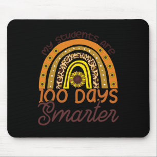 My Students Are 100 Days Smarter Happy Teacher Sch Mouse Mat