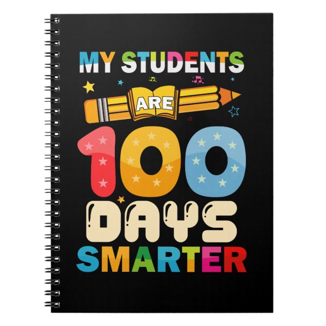 My Students Are 100 Days Smarter Teacher Notebook (Front)